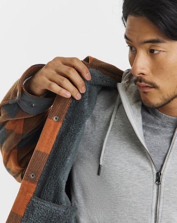 Snowdonia Fleece Borg Lined Check Shirt