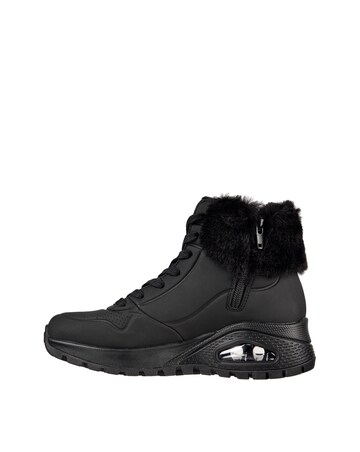 Skechers Uno Rugged Fur Lace Up Boot Standard Fit