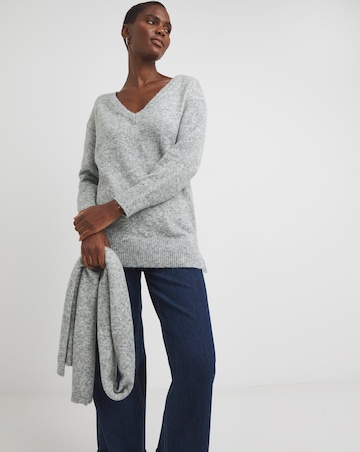 Grey Tunic And Scarf