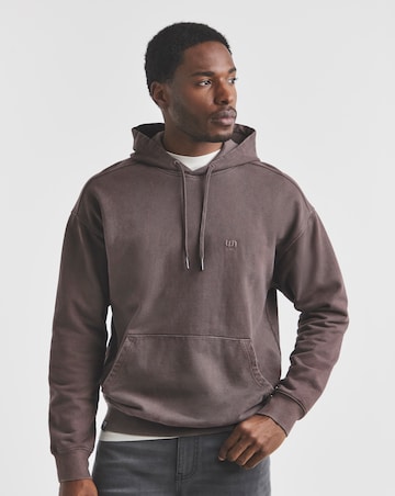 Union Garment Dyed Hoodie- Brown