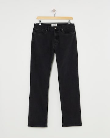 Blackwash Loose Fit Stretch Jeans