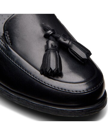 Clarks Black Havisham Leather Tassel Loafer
