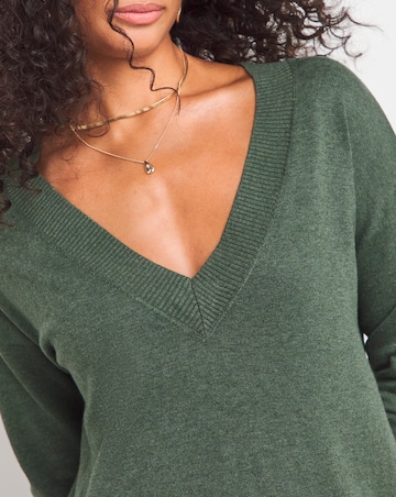 V Neck Slouch Tunic