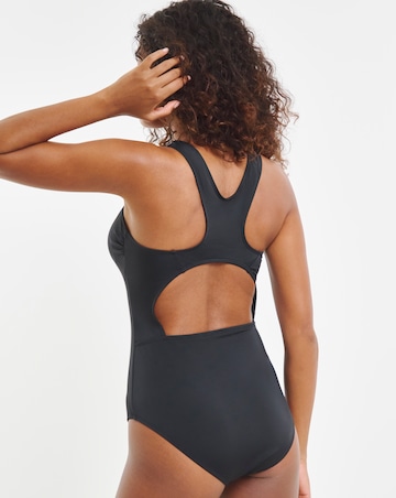 High Neck Racer Back Swimsuit