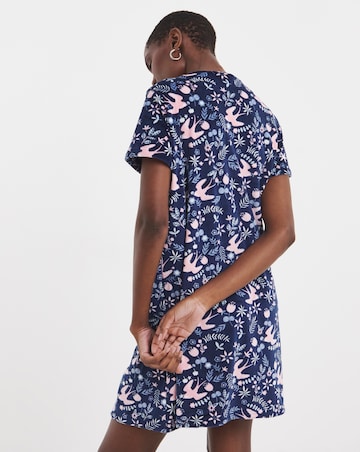 Fleece Button Through Nightie