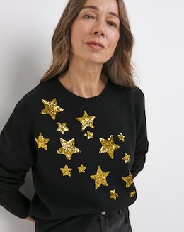 Sequin Star Jumper