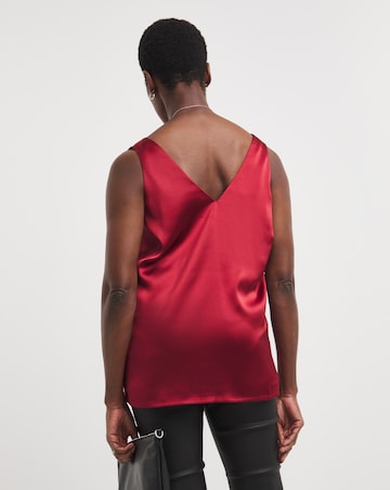 Satin V Neck Vest