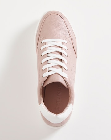 Lace Trainer with Star Detail E Fit