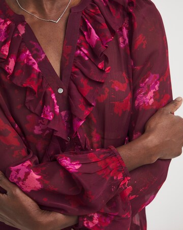 Ruffle Neck Blouse