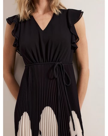 Phase Eight Uma Printed Pleat Maxi Dress