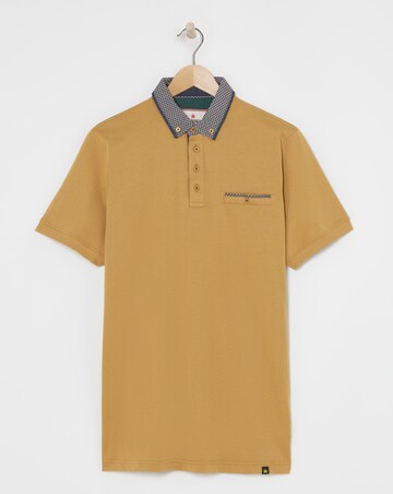 Joe Browns Printed Collar Polo Shirt Long Length
