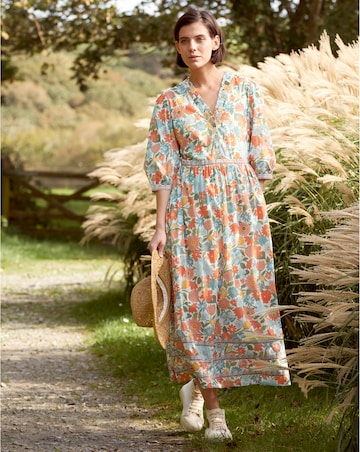 Seasalt Cornwall Blue Hills Border Dress