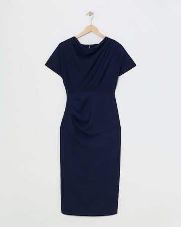 Joanna Hope Draped Midi Dress