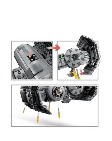 LEGO Star Wars TIE Bomber Starfighter Buildable Toy 75347