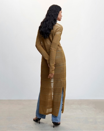 Mango Side Slit Cardigan