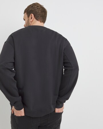 Lee Crew Neck Graphic Sweatshirt - Black