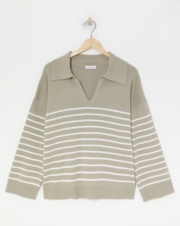 Anthology Milano Stitch Collar Jumper