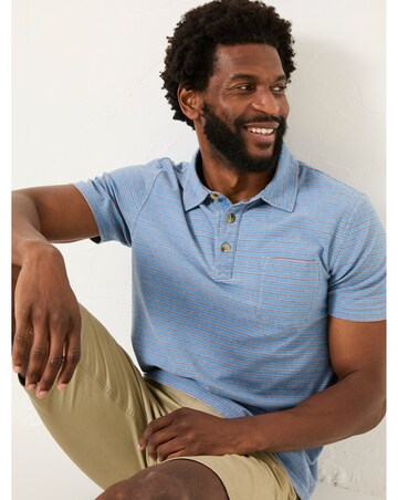 Fatface Indigo Perranporth Polo - Indigo Blue