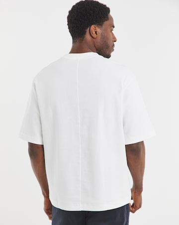 BOSS Short Sleeve Waffle T-Shirt - White