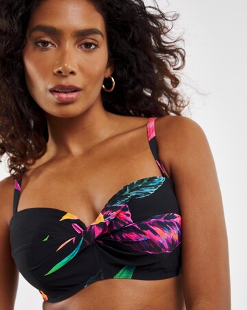 MAGISCULPT Twist Front Bandeau Underwired Bikini Top
