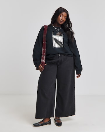 Black MTV Dripping License Sweatshirt