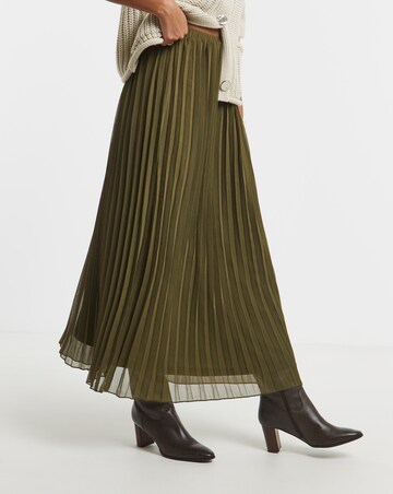 Simply Be Pleated Chiffon Midaxi Skirt