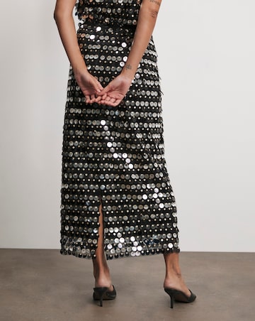 Joanna Hope Sequin Column Skirt