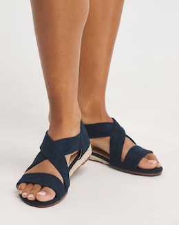 Sonya Soft Strap Espadrille Sandals Ultra Wide EEEEE Fit