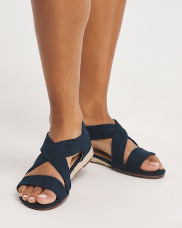 Sonya Soft Strap Espadrille Sandals Ultra Wide EEEEE Fit