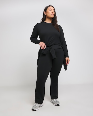 SB3 Active Black Long Sleeve Top with Thumbholes