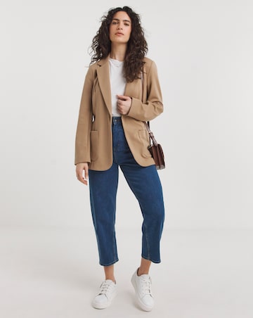 Unlined Throw On Blazer