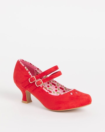 Joe Browns Red Cherry Mary Jane -Wide Fit (E)