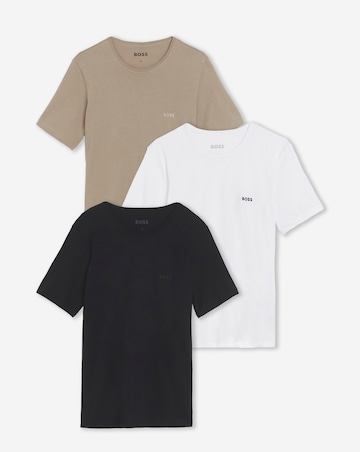 BOSS 3 Pack Classic Lounge T-Shirt - White
