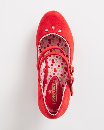 Joe Browns Red Cherry Mary Jane -Wide Fit (E)
