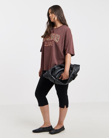 Burgundy Soho Graphic T-Shirt