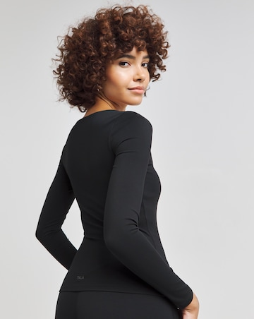 TALA Dayflex Scoop Neck Long Sleeve Top