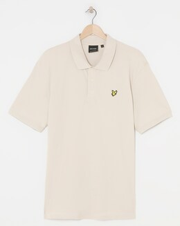 Lyle &amp; Scott Classic Short Sleeve Polo - Sand
