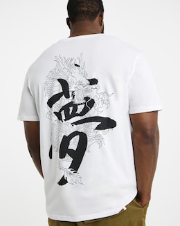 Jack &amp; Jones Miko Back Graphic T-Shirt - White