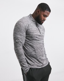 Active Grid Fleece Lined Track Top