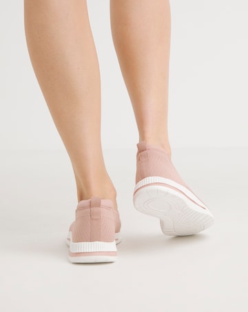 Cushion Walk Fly Knit Slip On Trainers E Fit