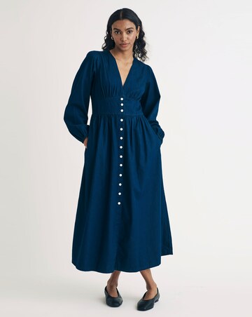 Nobody's Child Blue Denim Starlight Midi Dress