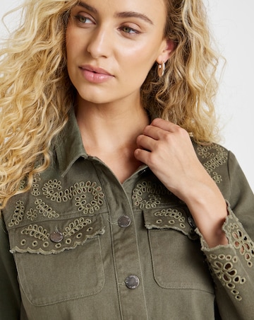 Joe Browns Delicate Embroidered Denim Jacket