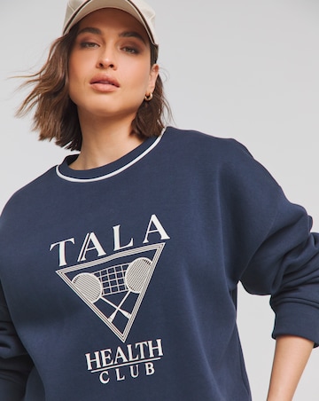 TALA Health Club Loose Hem Sweatshirt
