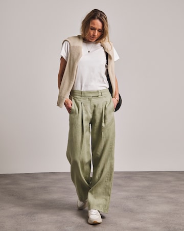 Anthology Premium Linen Wide Leg Trousers