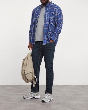 Long Sleeve Button Down Check Shirt