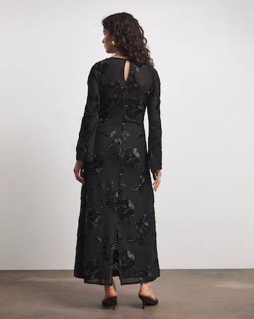 Joanna Hope MAGISCULPT Textured Mesh Column Dress