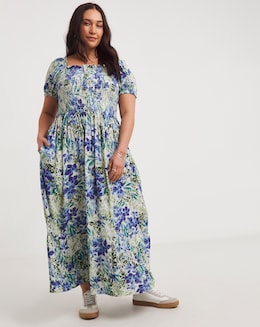 Joe Browns Shirred Animal Instinct Maxi Dress