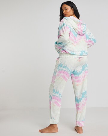 Tie Dye Soft Towelling Lounge Set