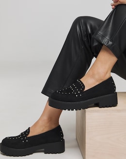 Camila Chunky Stud Loafer Extra Wide EEE Fit