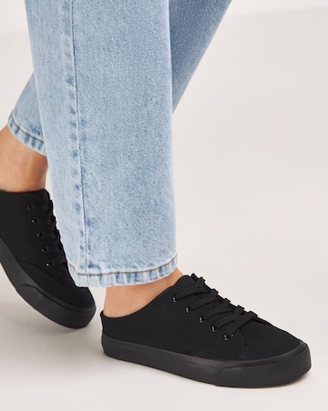 Ely Mule Canvas Trainers - Extra Wide Fit (EEE)